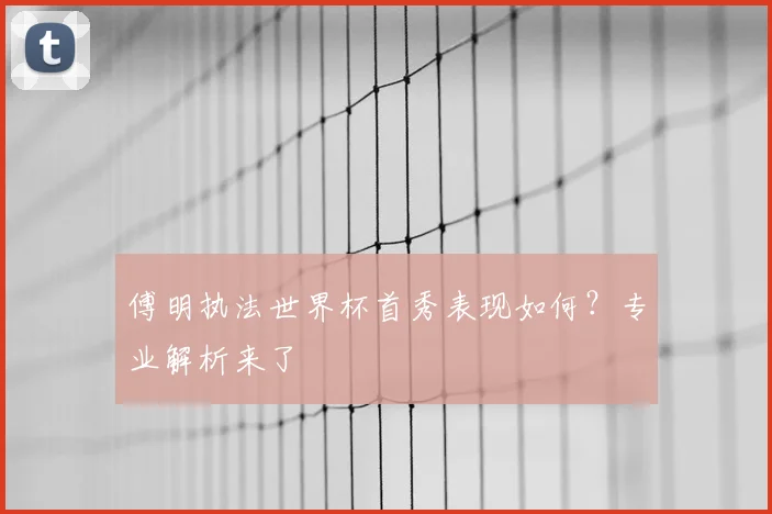傅明执法世界杯首秀表现如何？专业解析来了